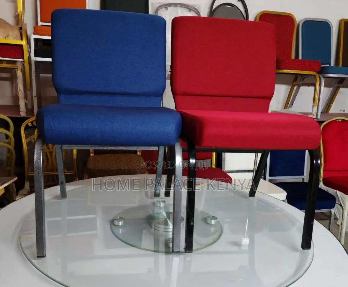 Conference Chair: Premium Stackable Auditorium Chair With Metal Frame
