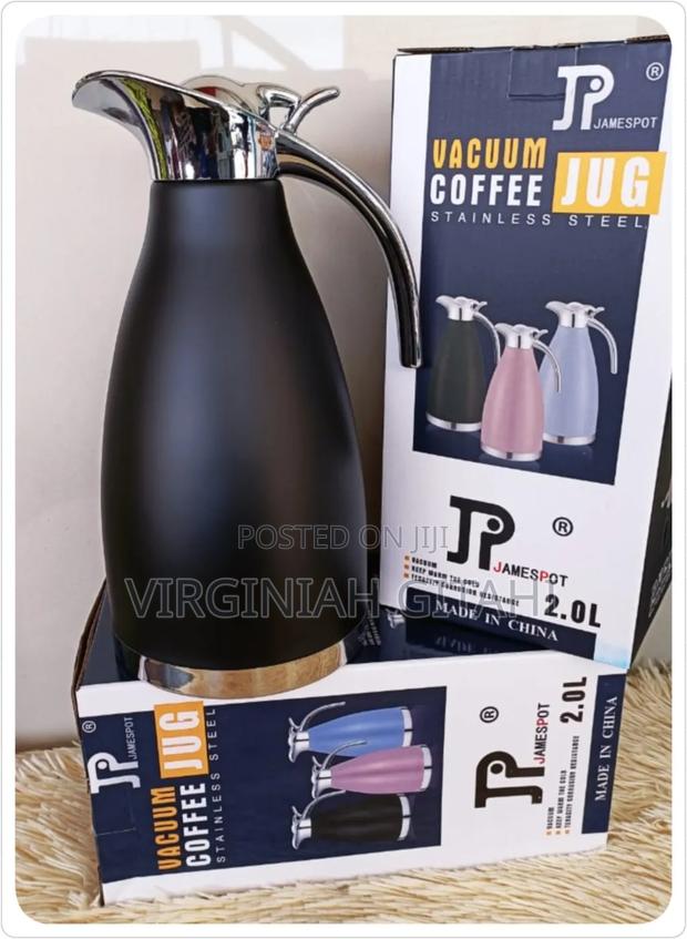 Black White 2.0 Litres Jp Flask