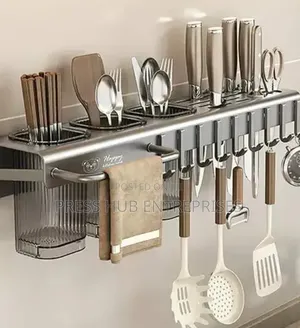 Wall Mounted Kitchen Cutlery Organizer 40 Cm
