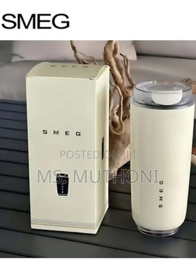 Smeg Coffee Mug, Featuring a Sleek, Minimalist Ivory Design