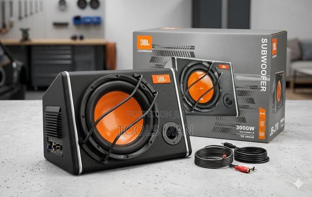 JBL Jb-J10 10-Inch 3000w Active Car Subwoofer With Built-in Amp.