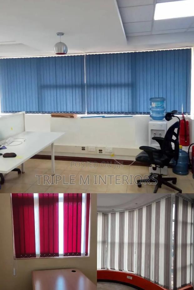 Wipeable, Durable, Professional Vertical Blinds - main view