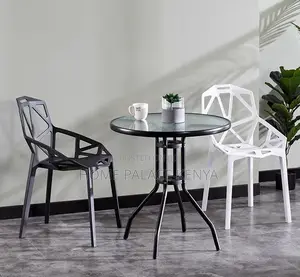 Dining Chair: Multipurpose Nordic Style Stackable Plastic Chair