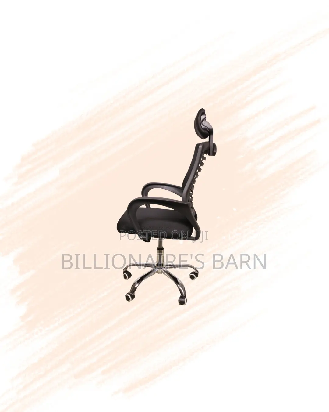 Stylish Secretarial Mesh Chair Adjustable Headrest Direct From Store