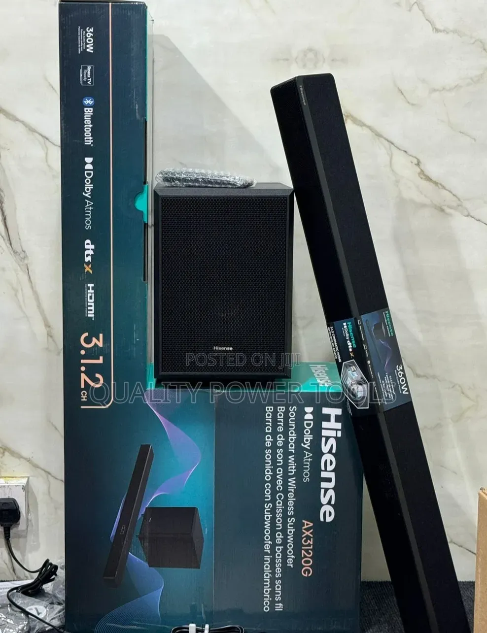 Hisense Ax3120g Soundbar System Features 3.1.2 Channels