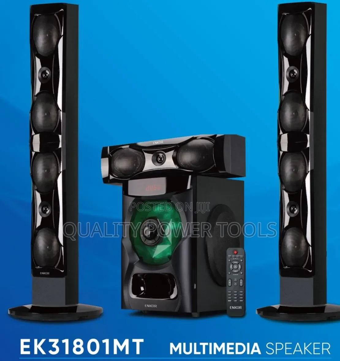 Enkor Ek31801mt Is a 3.1 Channel Multimedia Speaker System