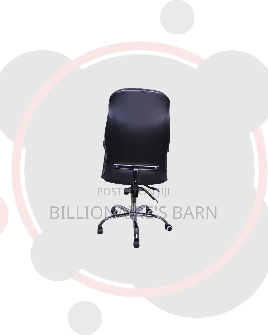 Modern Executive Leather Chair Padded Armrests Direct From Store