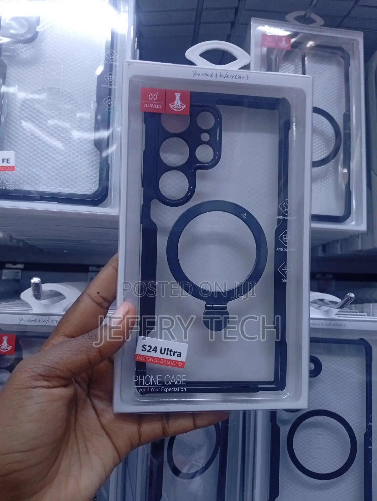 Samsung S24 Ultra Magsafe Wireless Charging Support Case -Clear