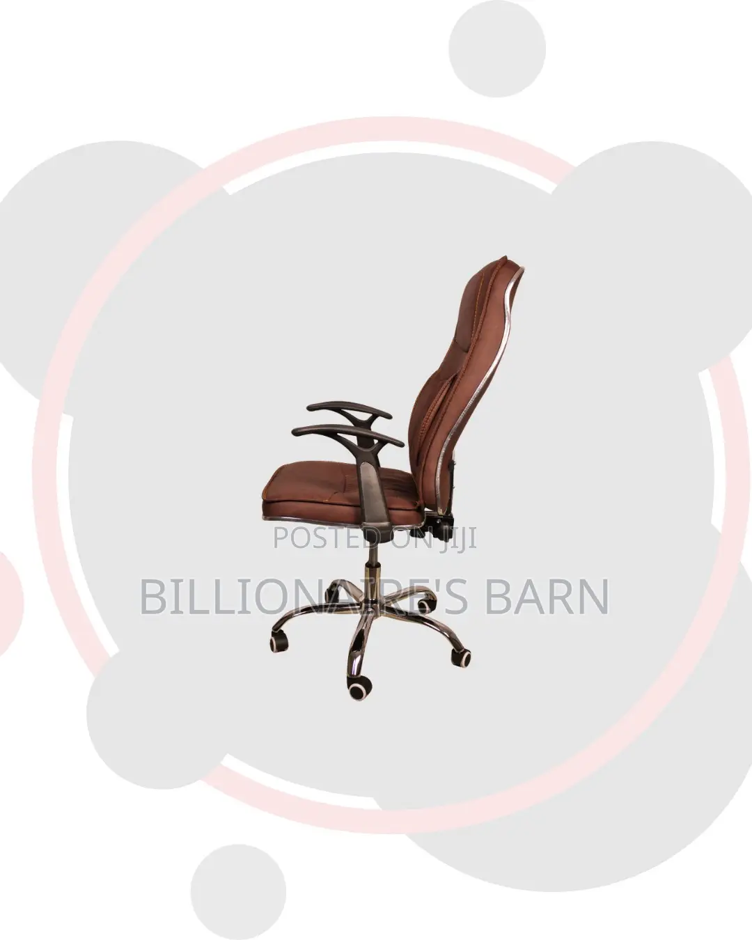 Executive Leather Chair High Back Padded Armrest Kenya Wide Shipping