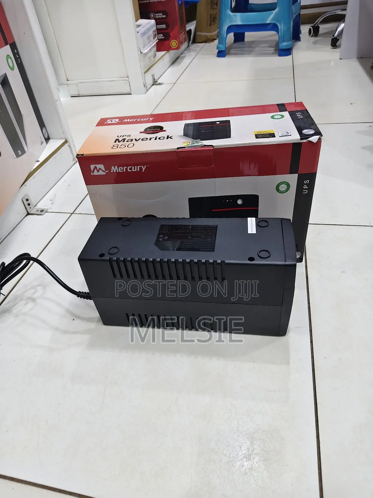 Mercury 850va Ups Battery Backup With Surge Protection