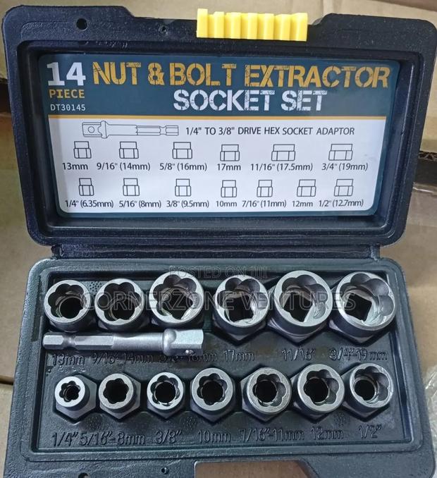 14pc Nut and Bolt Extractor/ Bolt Extractor
