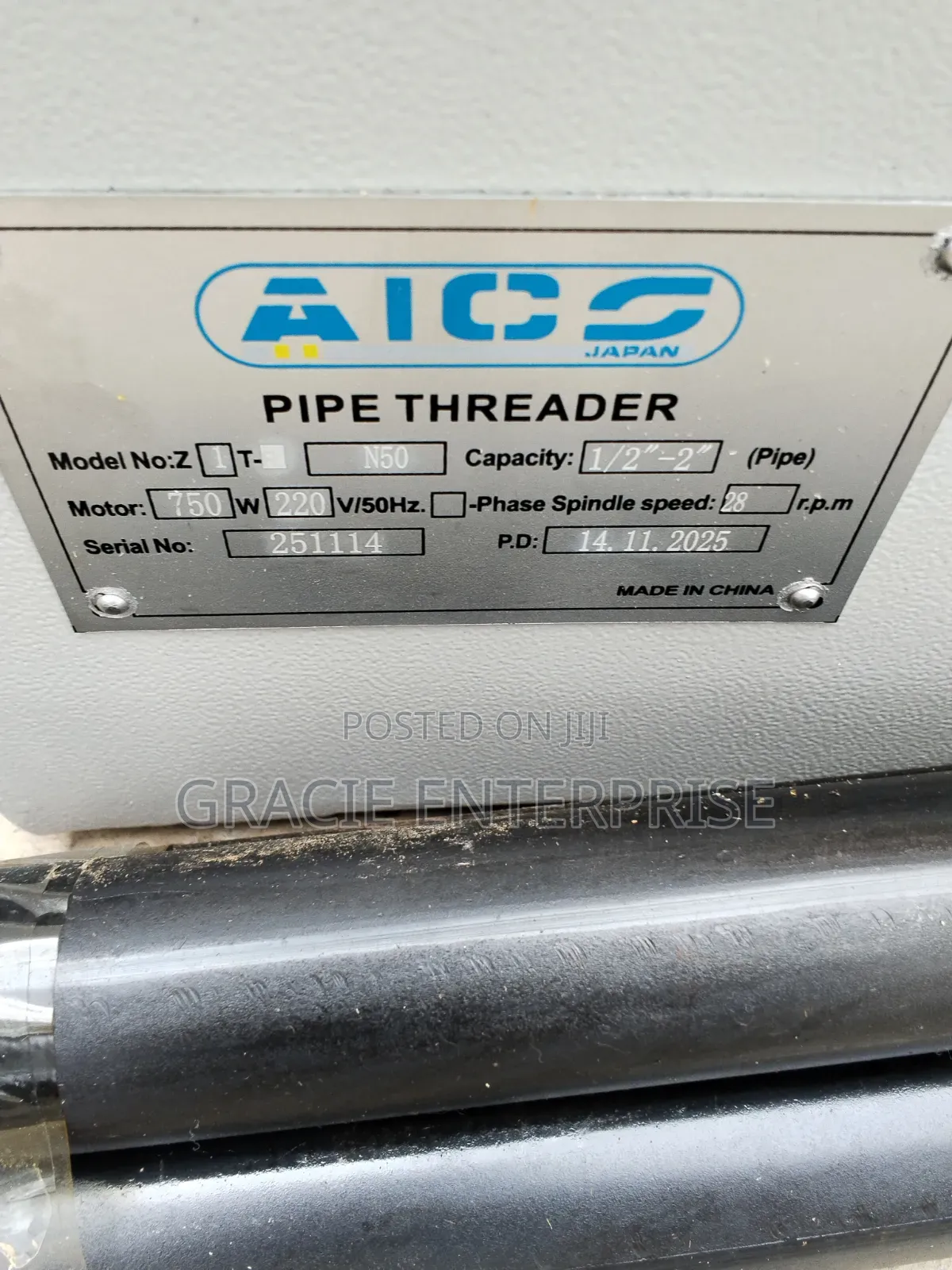 Pipe Threader Machine