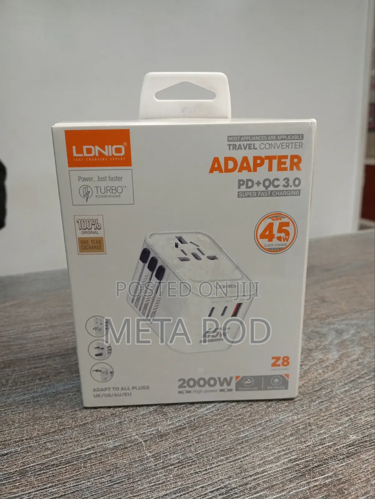 Ldnio Z8 45w Universal Travel Adapter