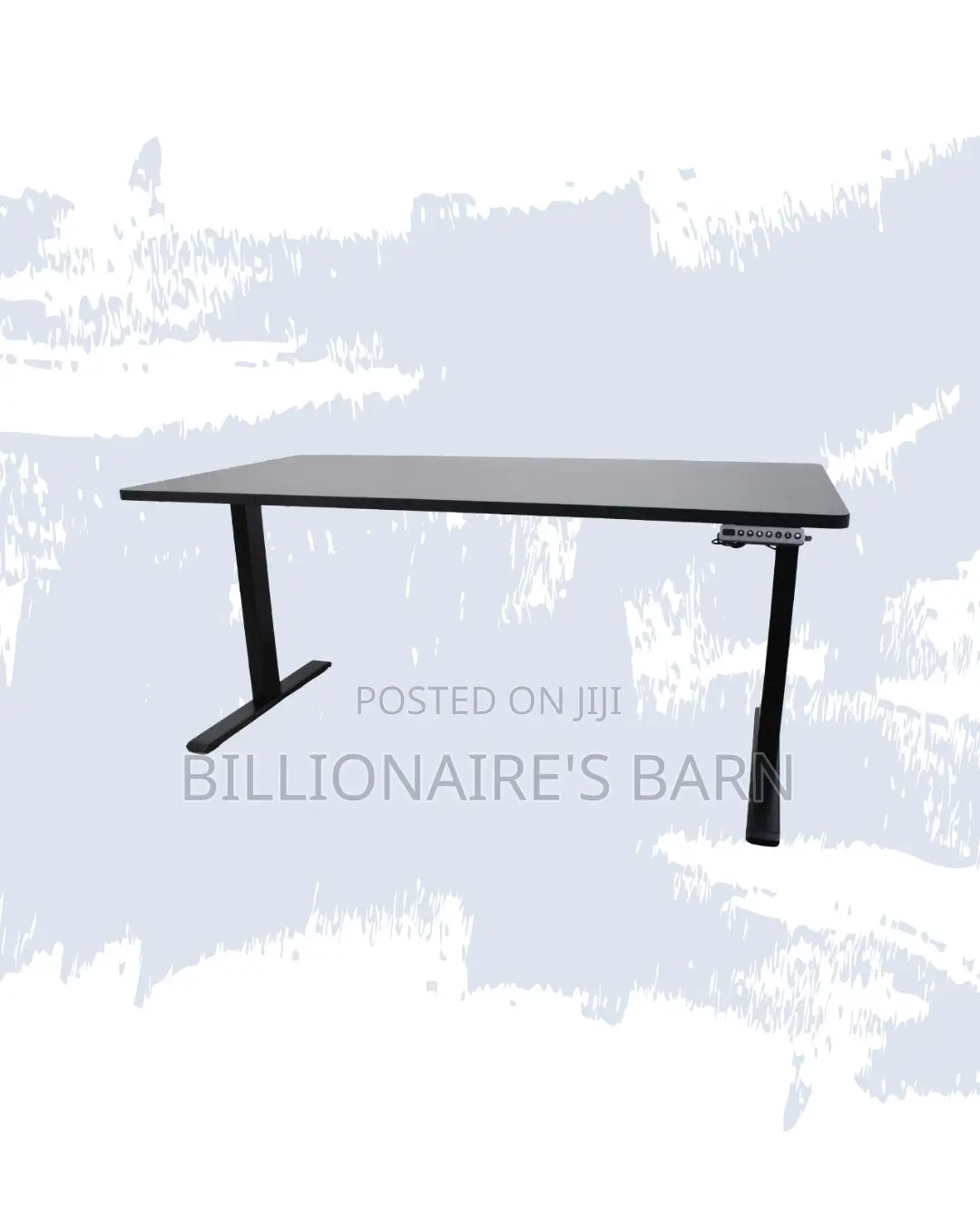 Modern 1600x800mm Dual Motor Desk Ergonomic Workstation Black