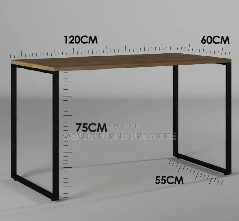 Office Table; 1.2/ 1.4 Meters Wooden Top Pc Home Office Table