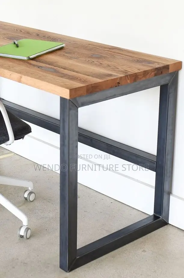 Office Table; 1.2/ 1.4 Meters Wooden Top Pc Home Office Table