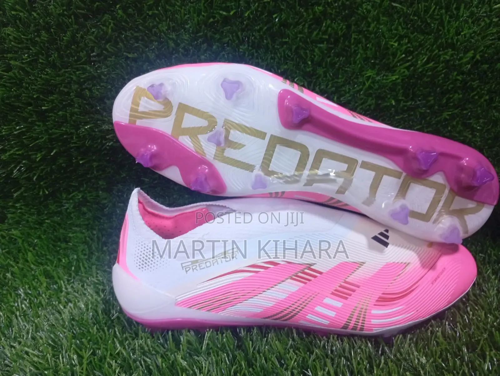 Laceless Adidas Predator Football Boots (Size 39-45)