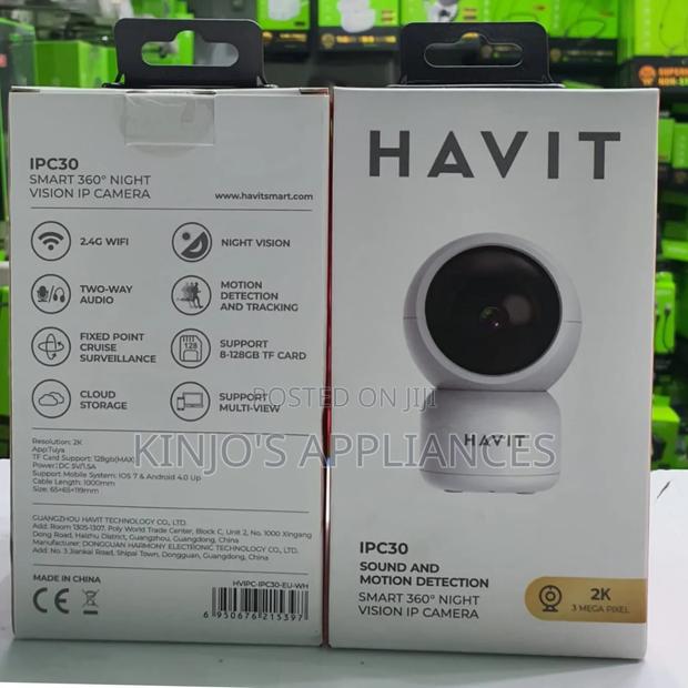Havit Ipc30 * 3mp* Sound and Motion Detection Vision Ip Camera