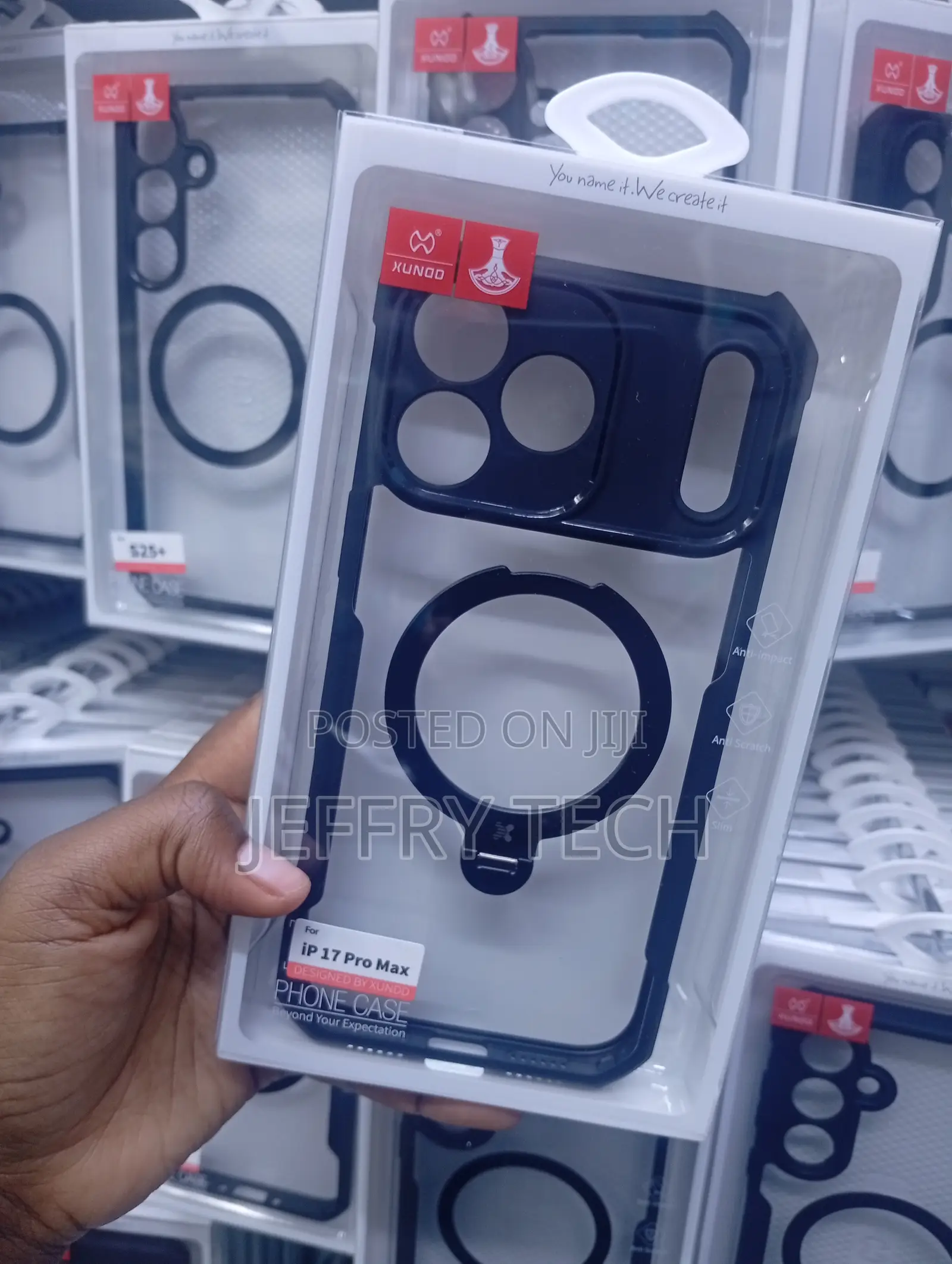 iPhone 17 Pro Max Hybrid-Style Case -Clear