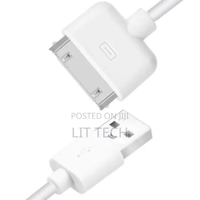 Usb to 30-Pin Cable, Usb Type a Male to 30-Pin Dock Male Charge Cable
