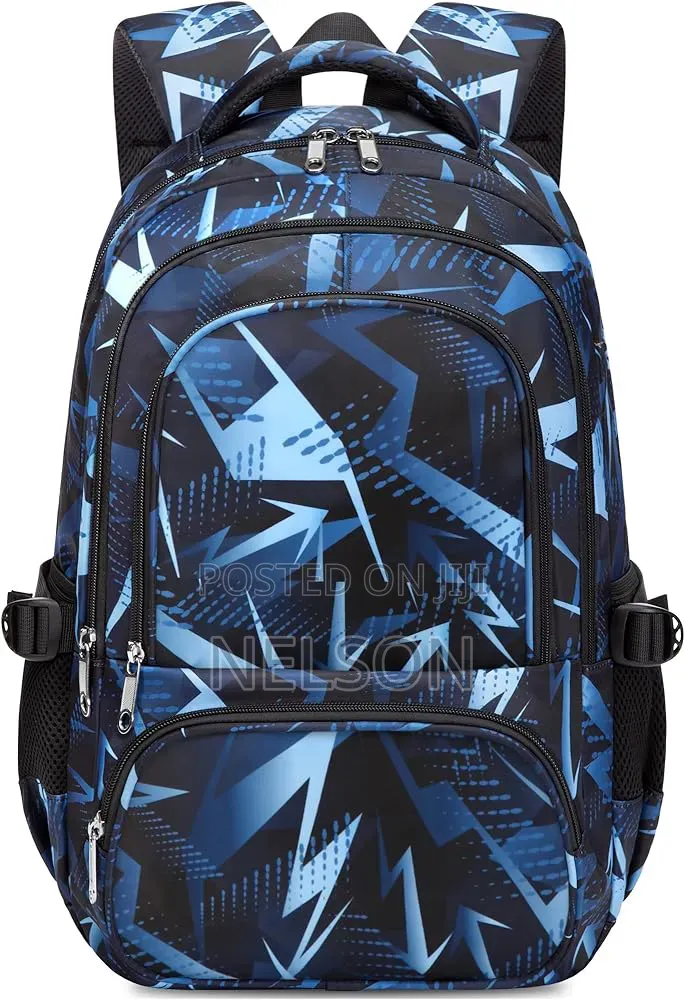 Geometric Pattern School Bag