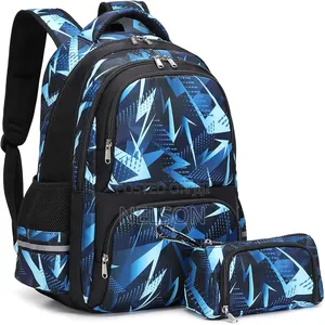 Geometric Pattern School Bag