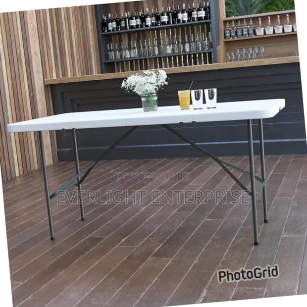 *Adjustable Foldable Table - 120*61*74cm