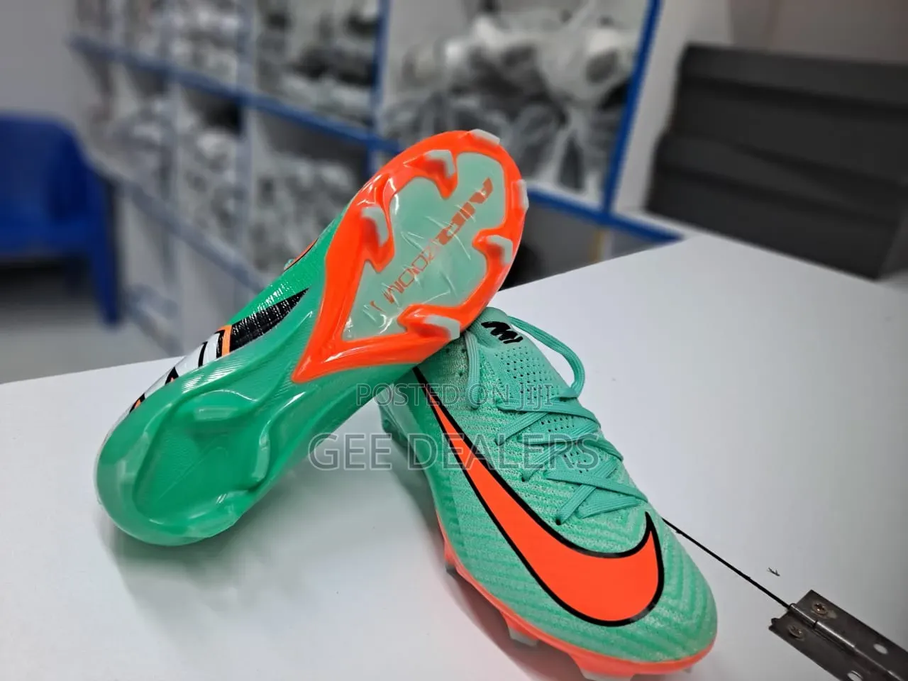 Nike Zoom Soccer Boots, Mbappe Lime Green Soccer Cleats