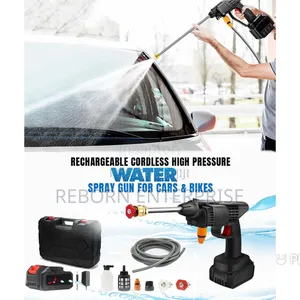Heavy-Duty 96v Cordless Car Washing High Pressure Washer Gun .