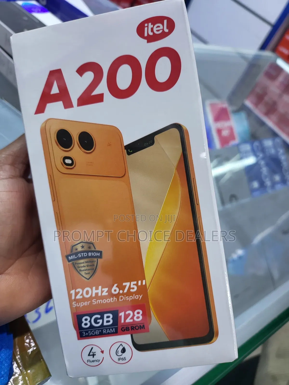 New Itel A200+ 128 GB Silver