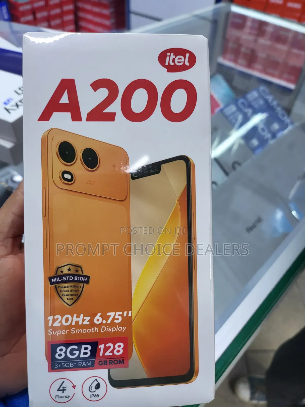 New Itel A200+ 128 GB Silver