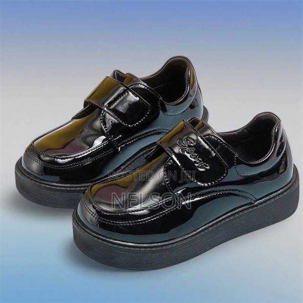 Trendy Unisex Black Oxford Leather - thumbnail 2