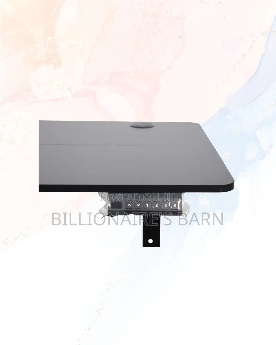 Stylish 1200x600mm Single Split Full Desk Compact Sit Stand Workspace