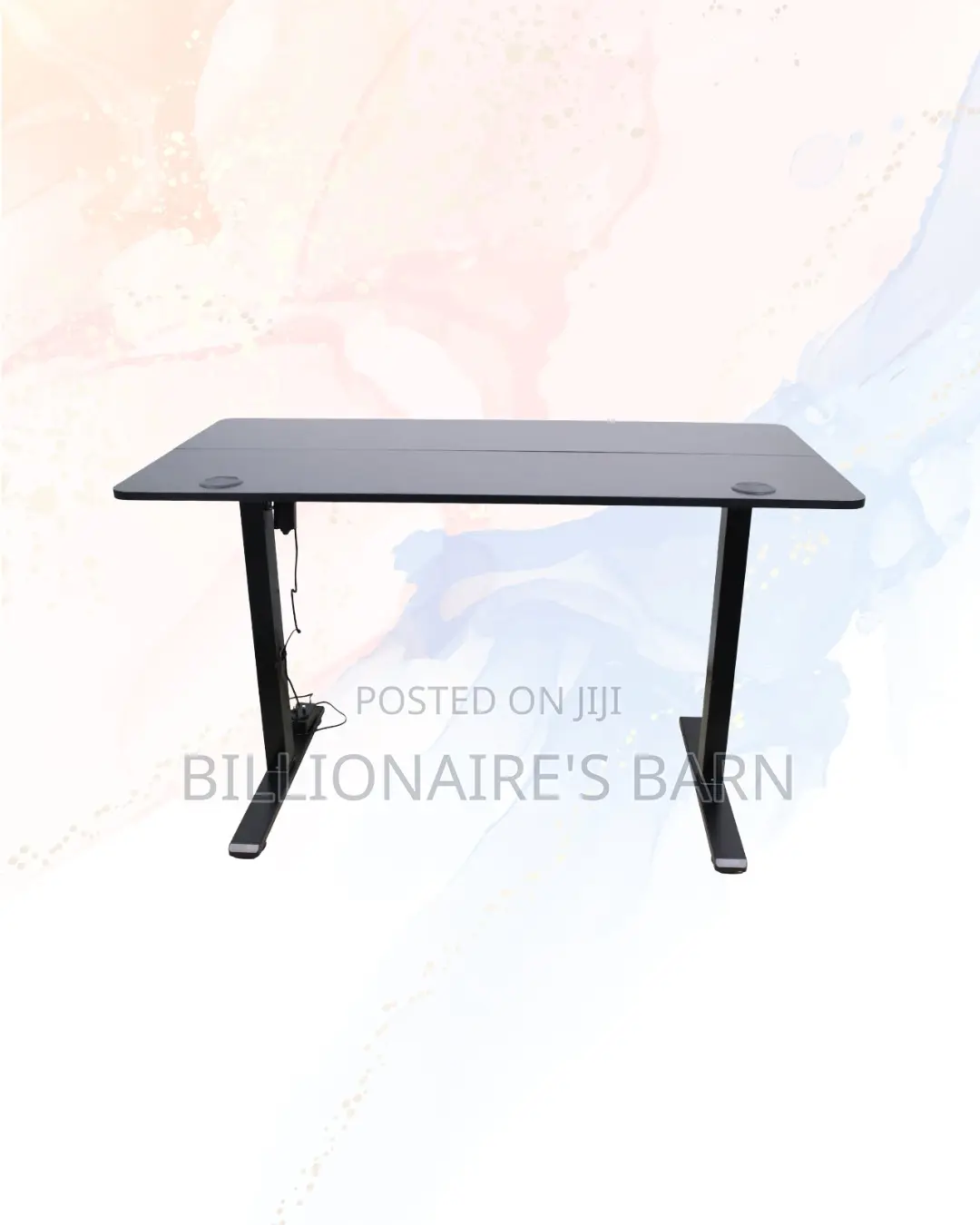 Stylish 1200x600mm Single Split Full Desk Compact Sit Stand Workspace