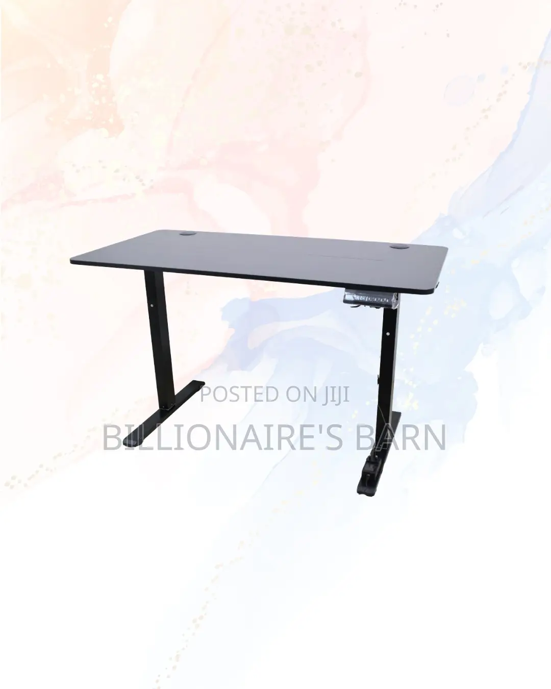 Stylish 1200x600mm Single Split Full Desk Compact Sit Stand Workspace