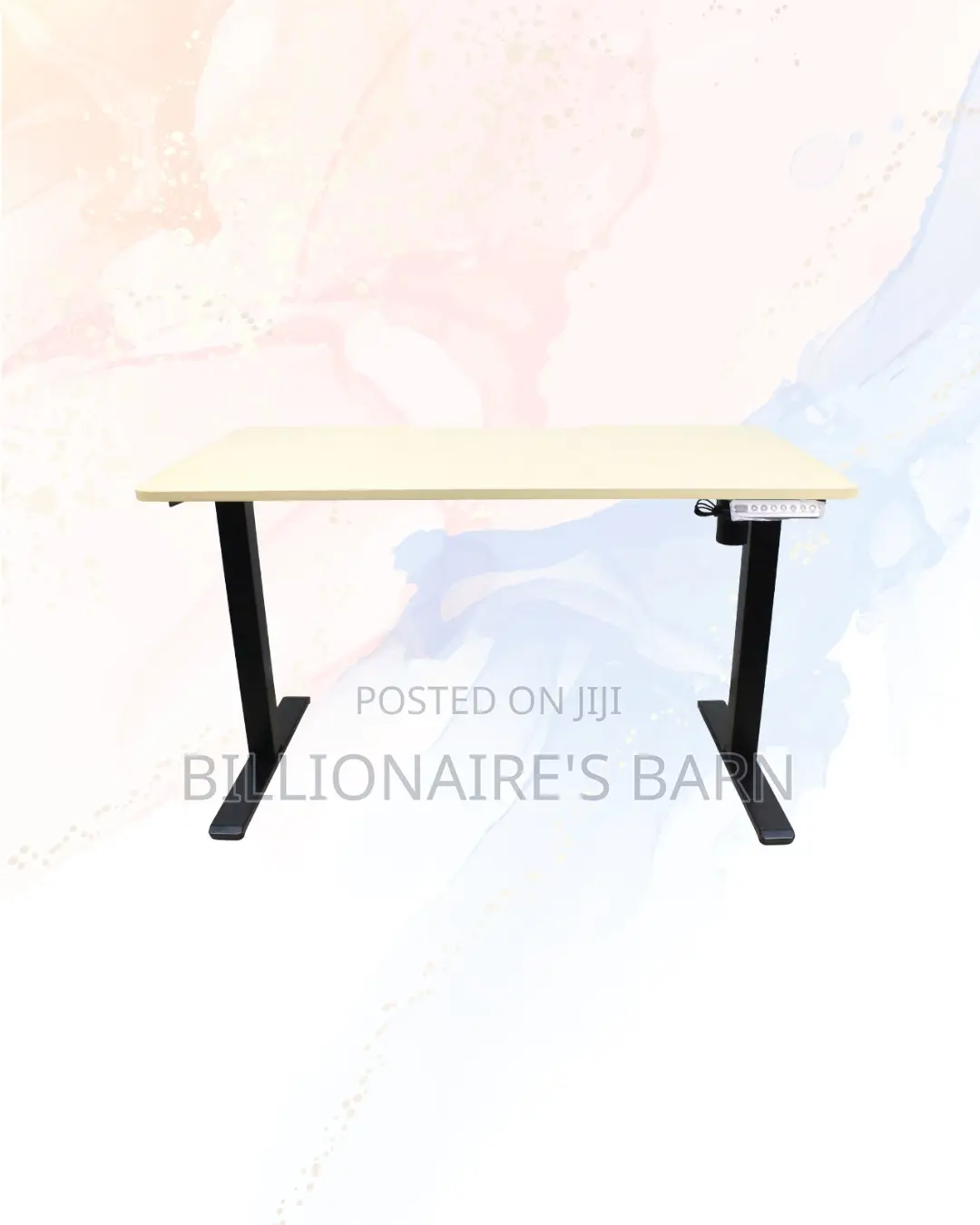 Heavy Duty 1200x600mm Single Motor Desk Ergonomic One Piece Sit