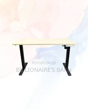 Heavy Duty 1200x600mm Single Motor Desk Ergonomic One Piece Sit