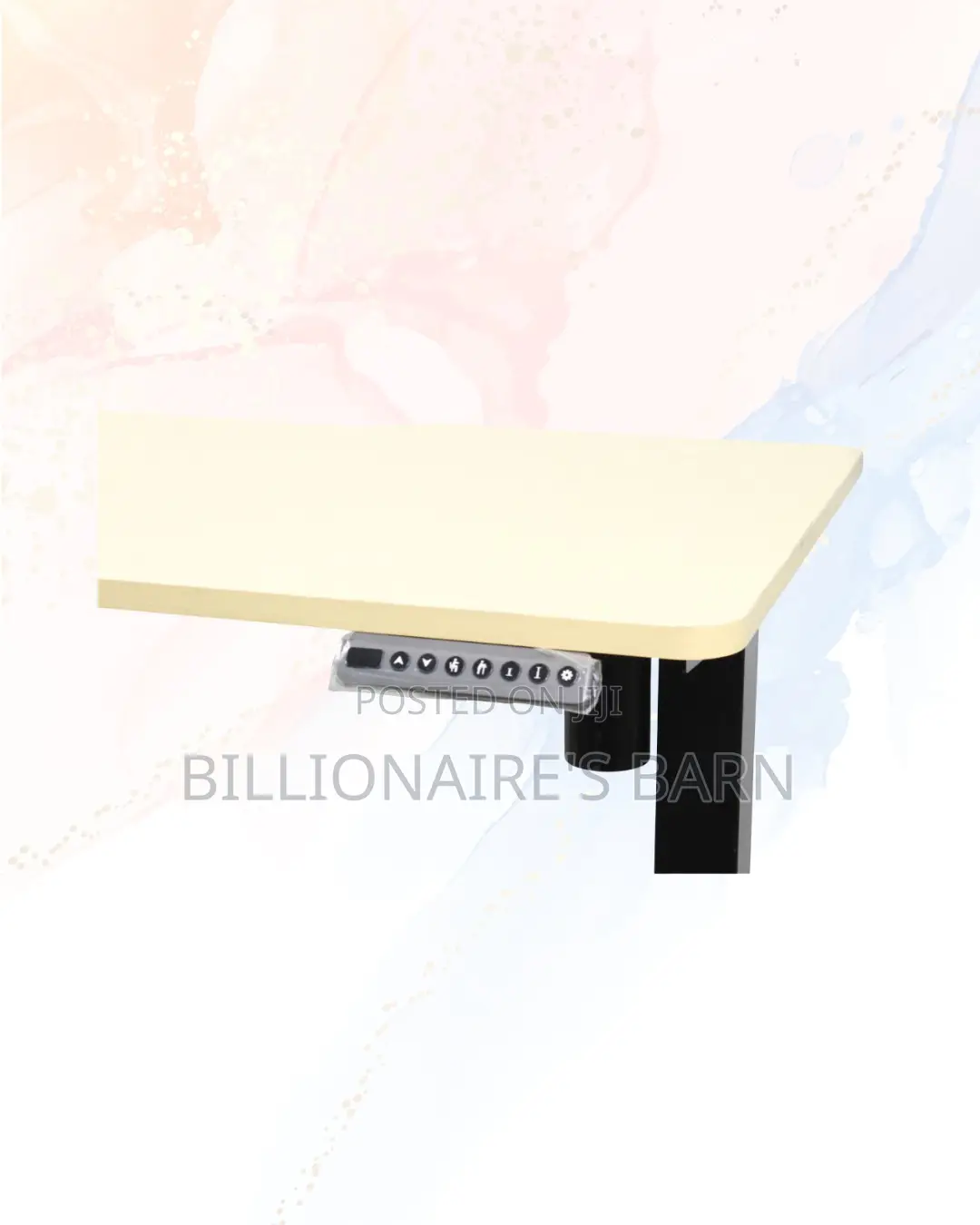 Heavy Duty 1200x600mm Single Motor Desk Ergonomic One Piece Sit