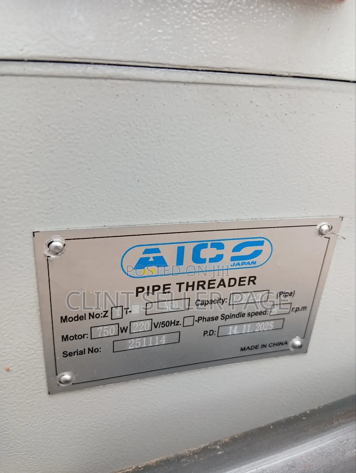 Pipe Threading Equipment
