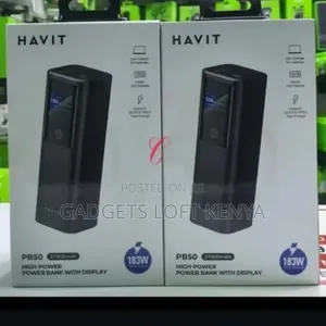 Havit Pb50 *183w* 27000mah *Laptop Charging* High-Power Power Bank