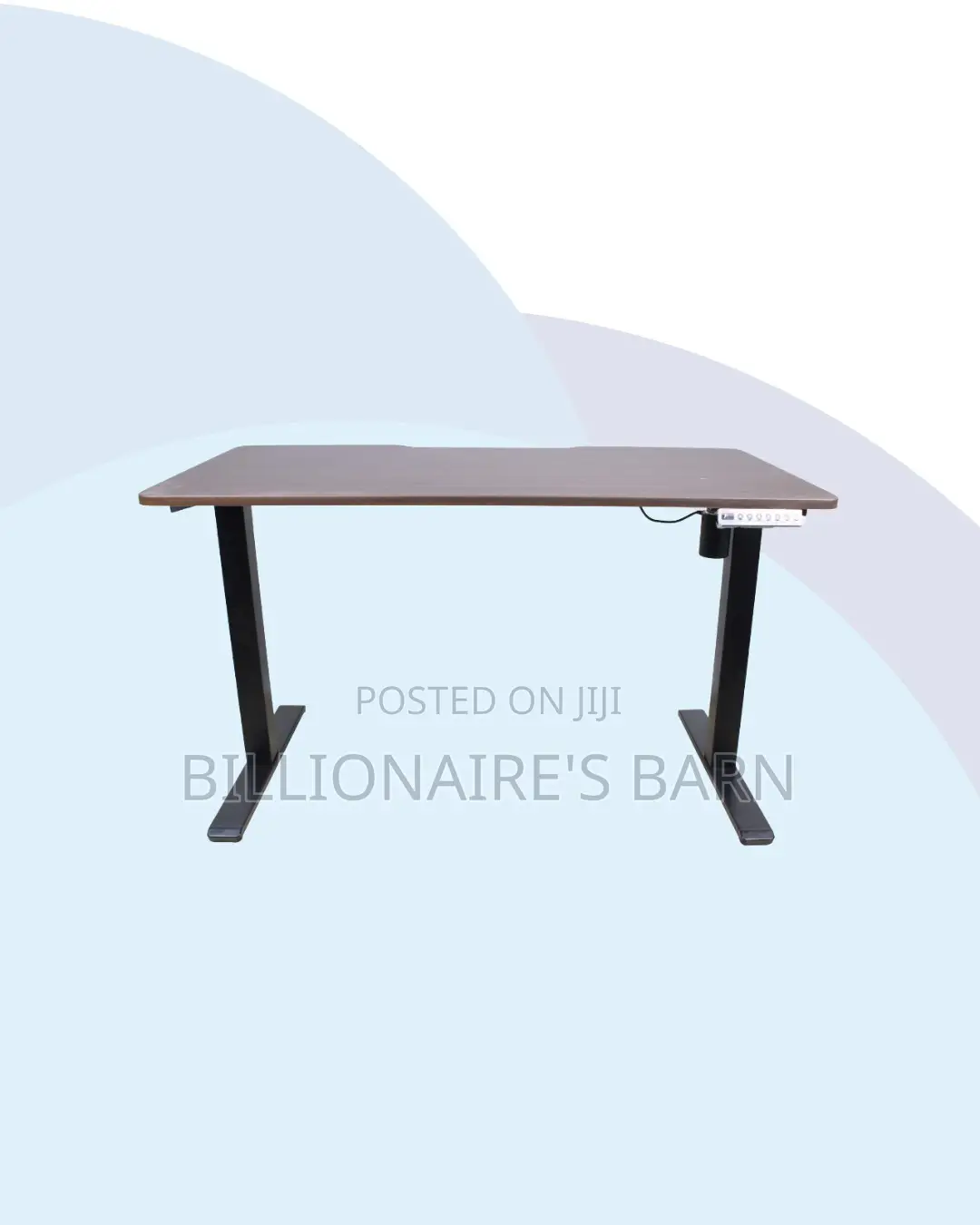 Stylish 1200x600mm Single Motor Electric Ergonomic One Piece Sit Stand