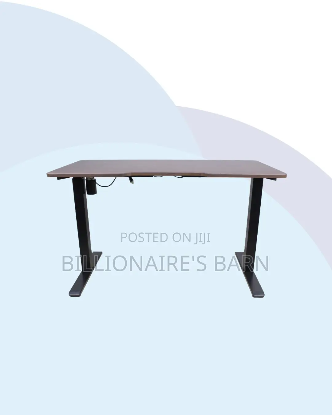 Stylish 1200x600mm Single Motor Electric Ergonomic One Piece Sit Stand