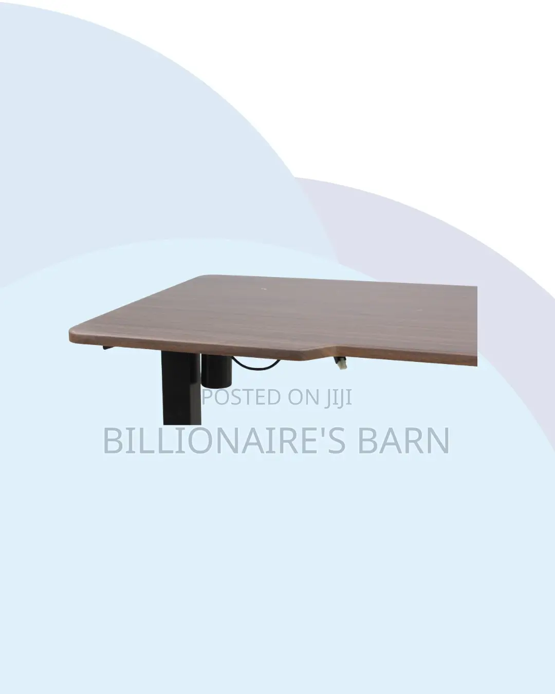 Stylish 1200x600mm Single Motor Electric Ergonomic One Piece Sit Stand