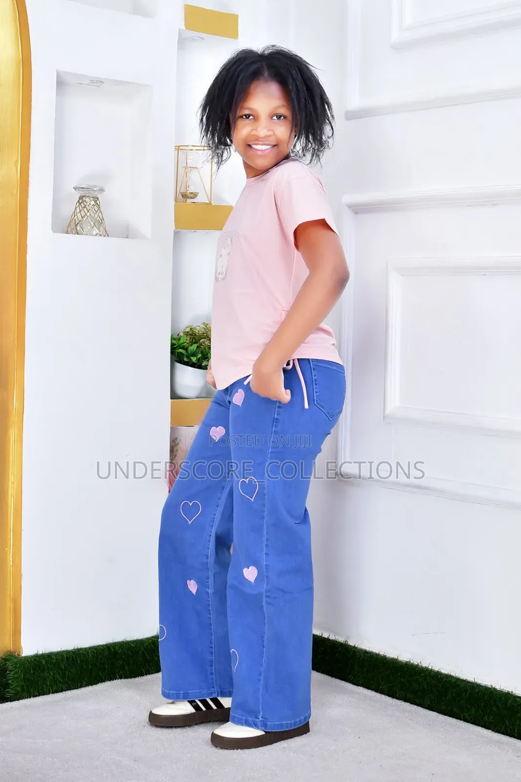 Girls Mummy Jeans