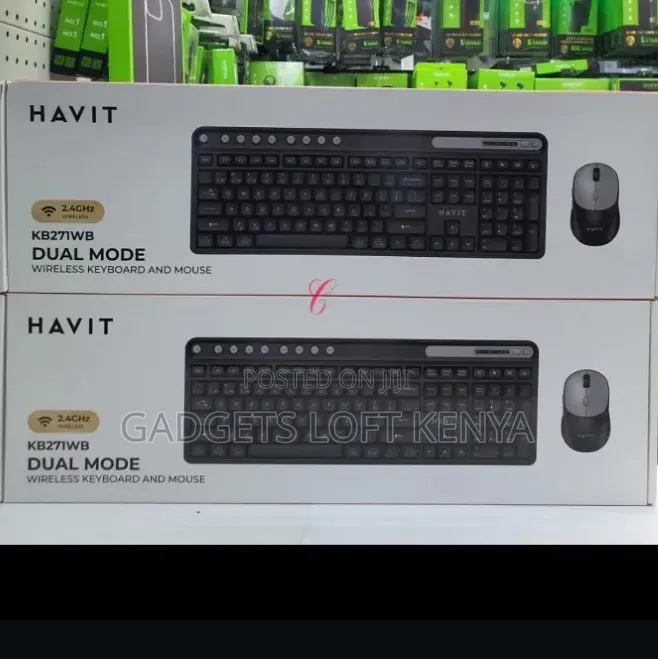 Havit *Kb271wb* Dual Mode Wireless Keyboard and Mouse Combo