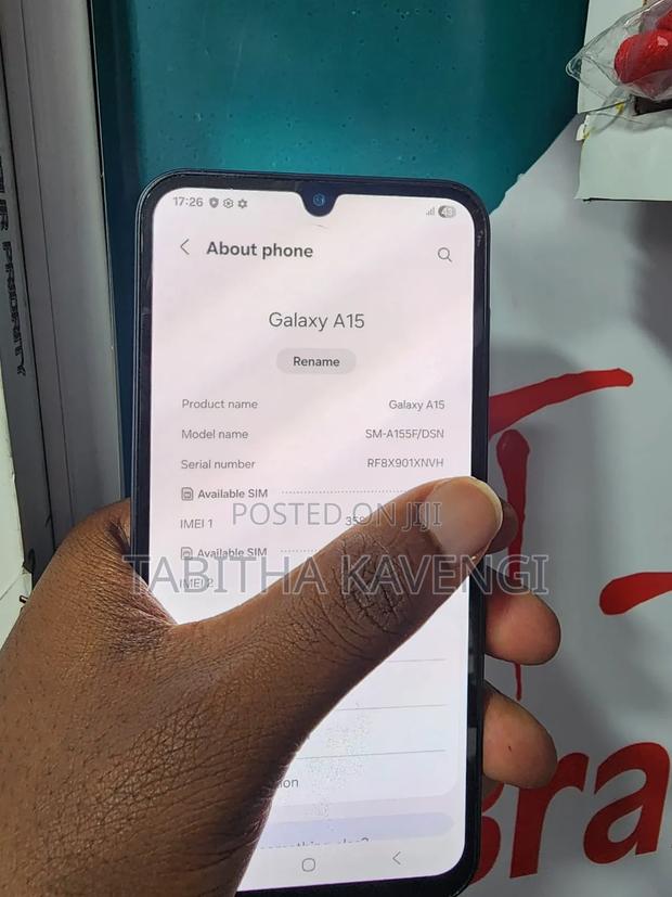 Samsung Galaxy A15 128 GB Blue - thumbnail 3