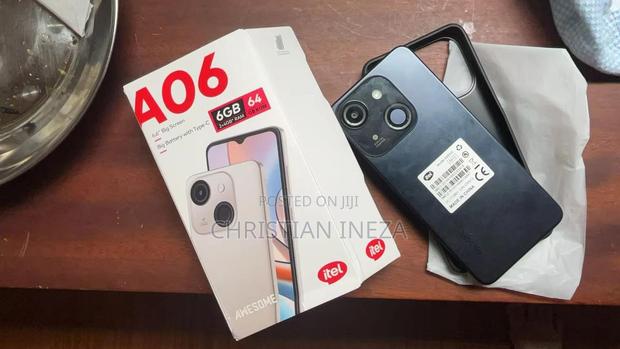New Itel A06 64 GB Black - thumbnail 2
