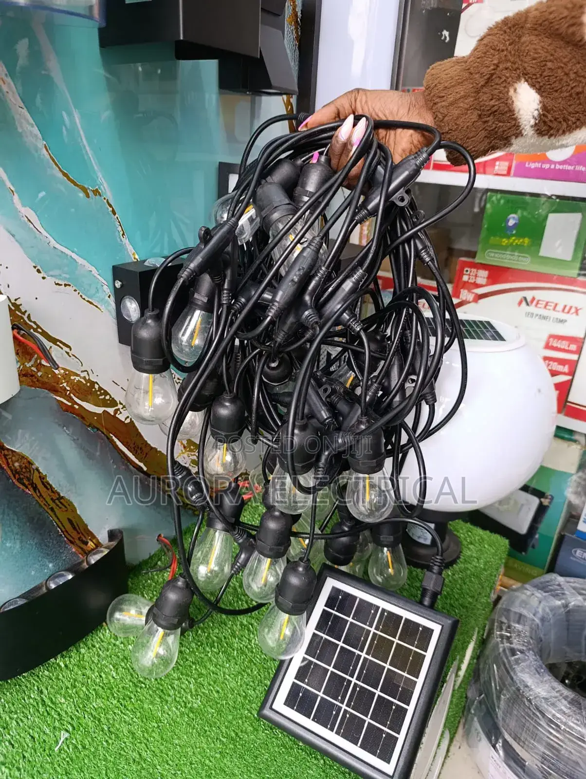 Solar String Lights 20mtrs 30 Bulb