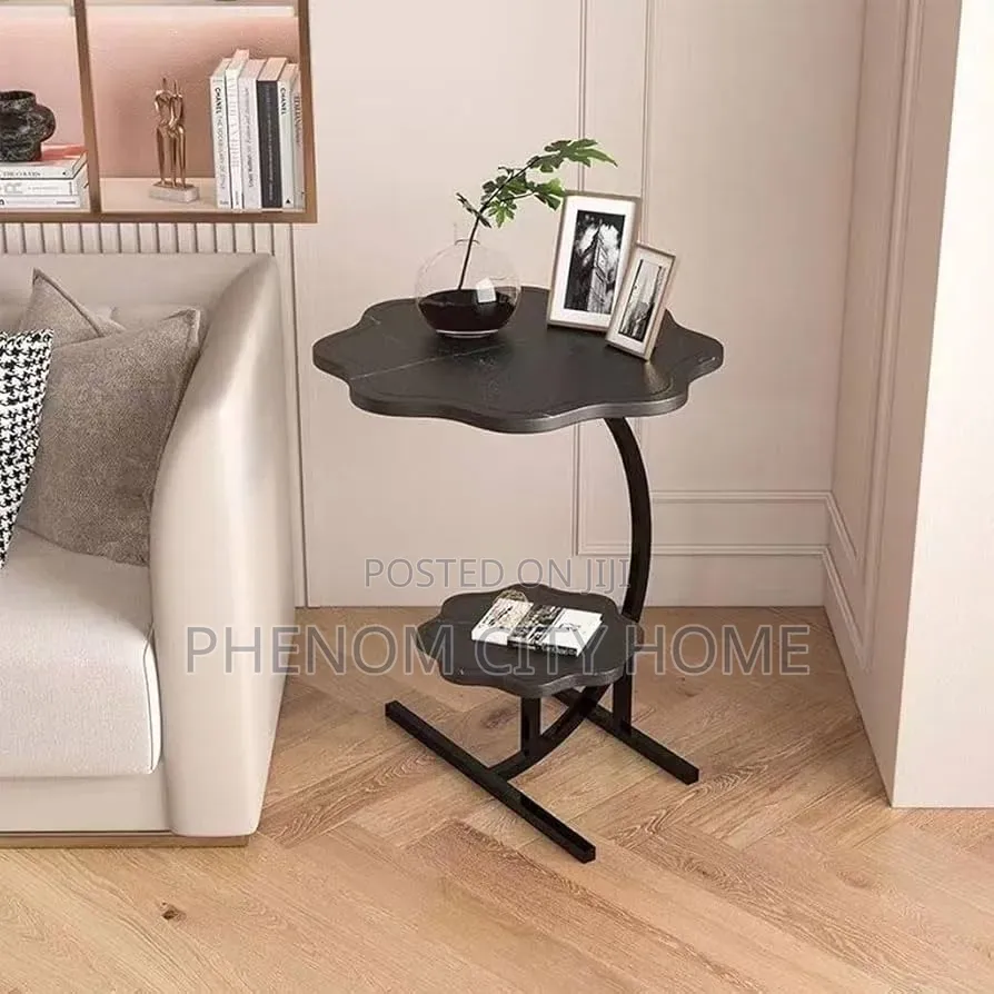 Wooden Wavy Side Table Available