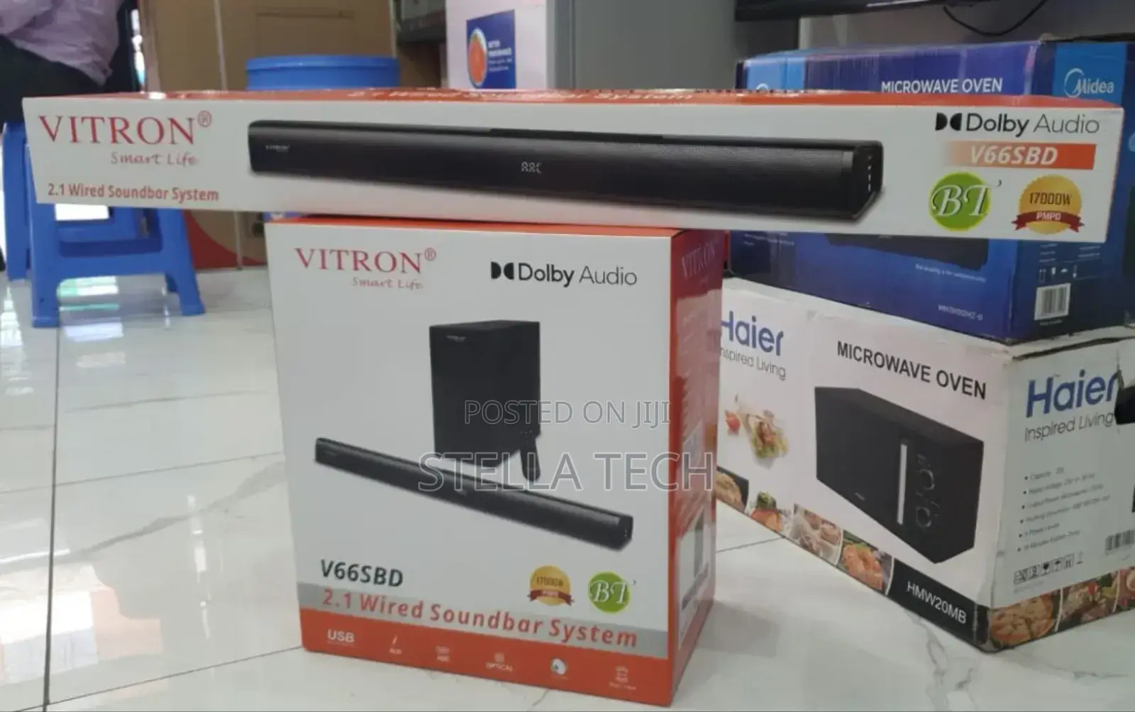 Vitron V66sbd 17000w Dolby Atmo 2.1ch Wired Soundbar System.